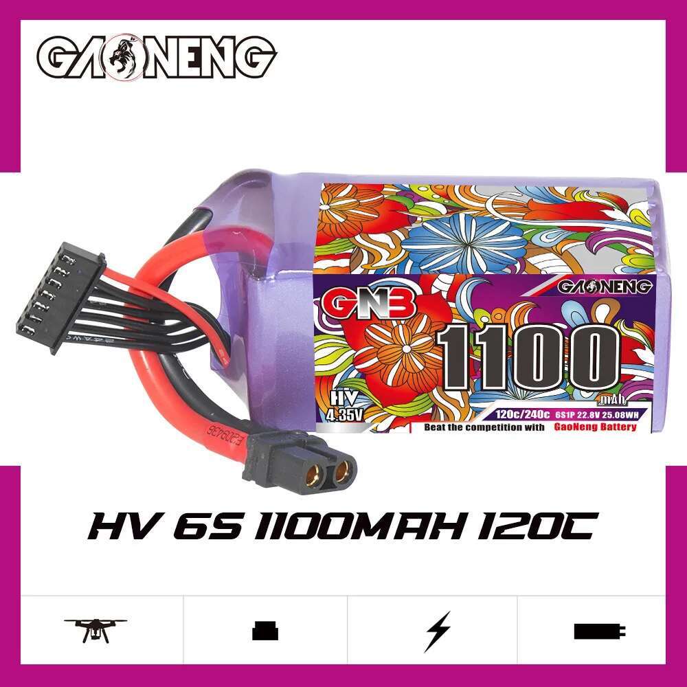 2Pcs GNB 6S Lipo Battery 22.8V - đánh giá và giá Drone Rcs