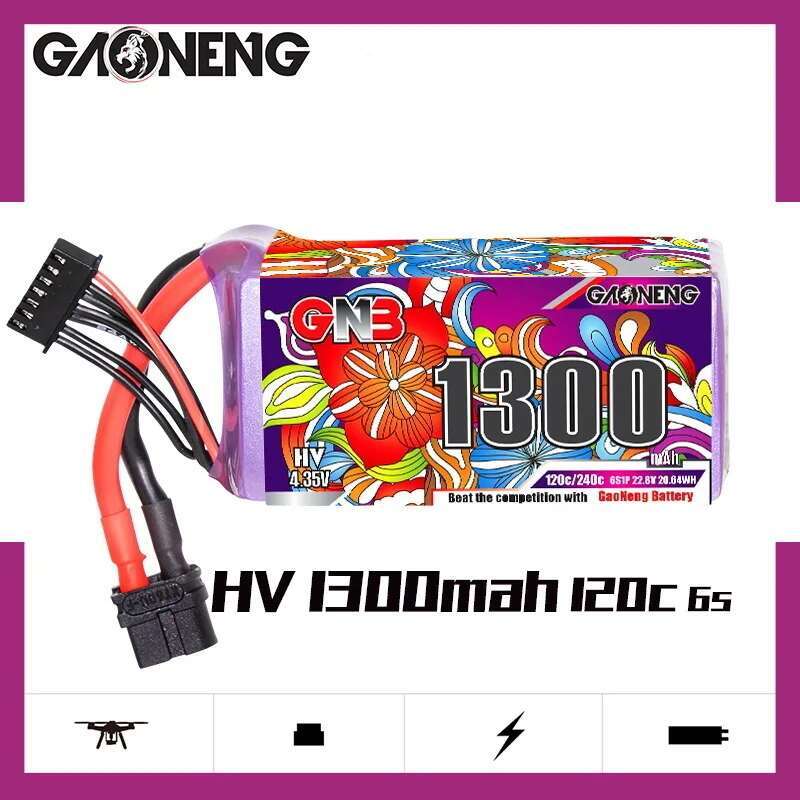2Pcs GNB 6S Lipo Battery 22.8V - đánh giá và giá Drone Rcs