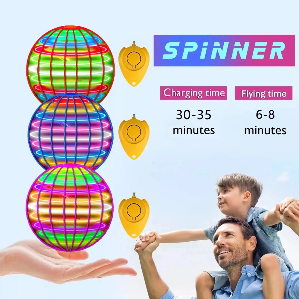 Flying Orb Boomerang Ball LED  - đánh giá và giá Drone Ball Rc