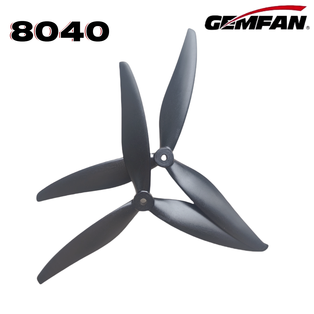 Gemfan 8040 8X4X3 3-blade 8-in - đánh giá và giá Drone Rc Diy