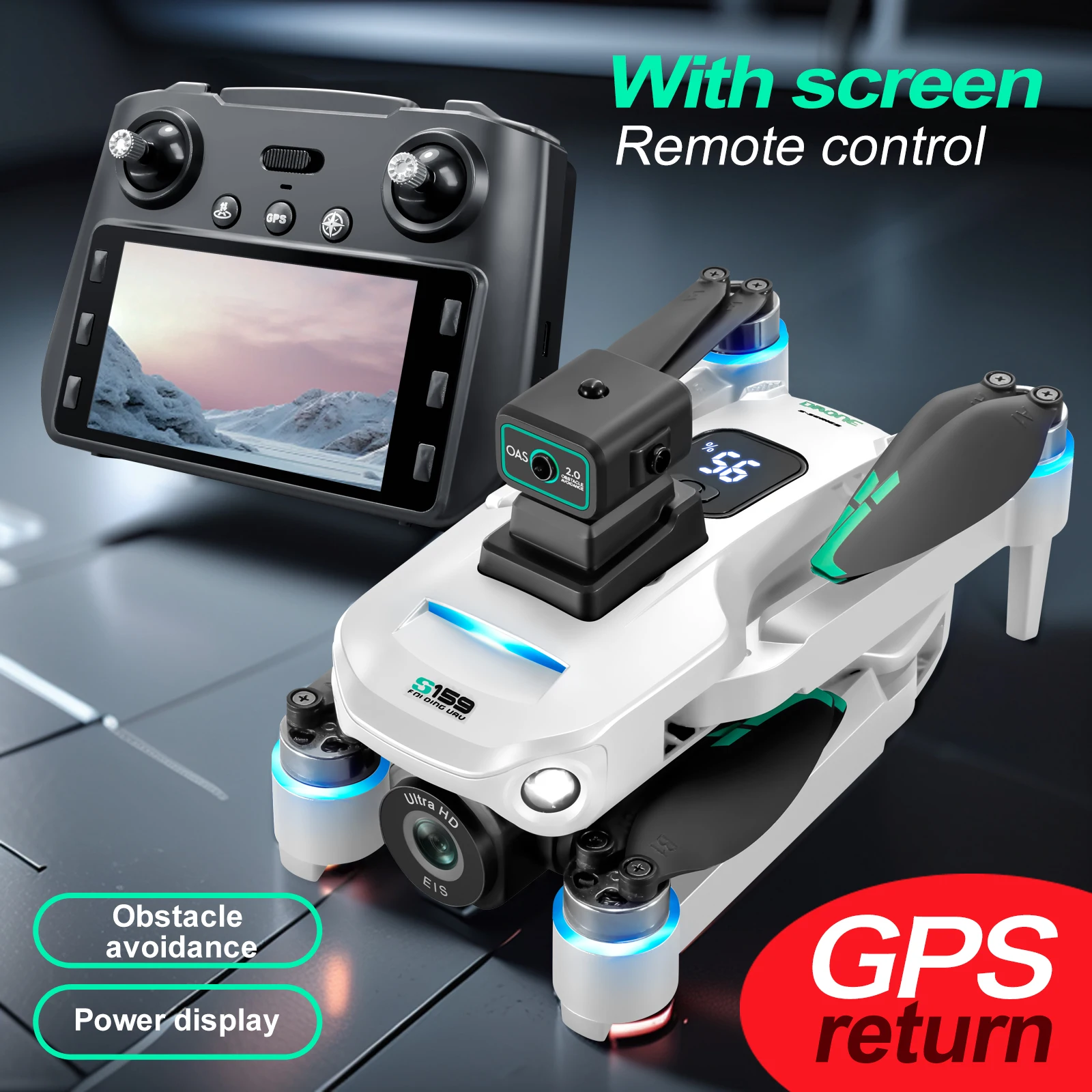 Professional S159 GPS Drone Wi - đánh giá và giá Drone Rc Gps S159