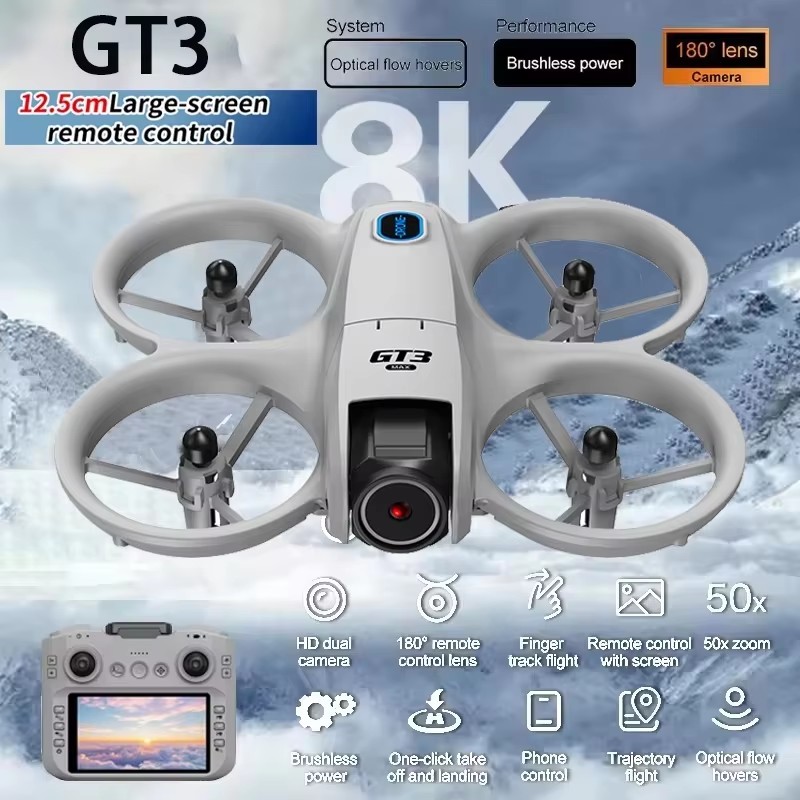 Original NEW GT3 Drone 8K GPS  - đánh giá và giá Drone Gt3 Rc