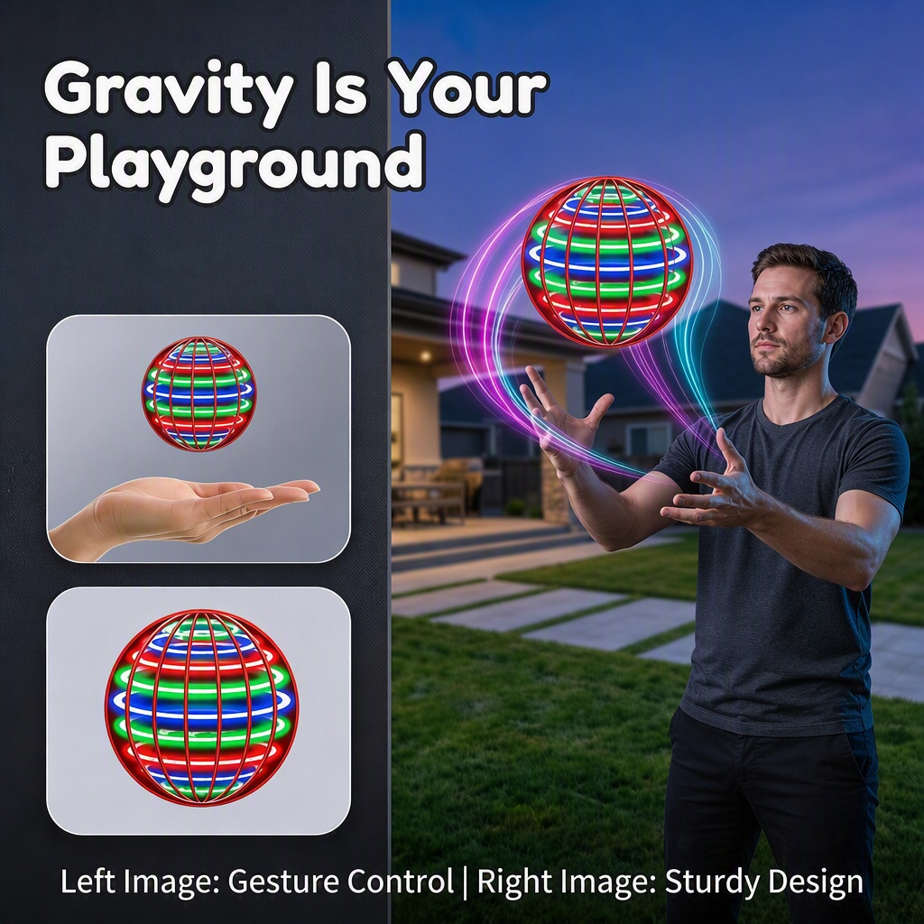 Flying Ball with Color LED Lig - đánh giá và giá Drone Ball Rc