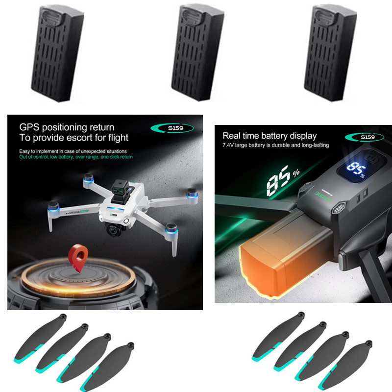S159 GPS RC Drone Original Bat - đánh giá và giá Drone Rc Gps S159