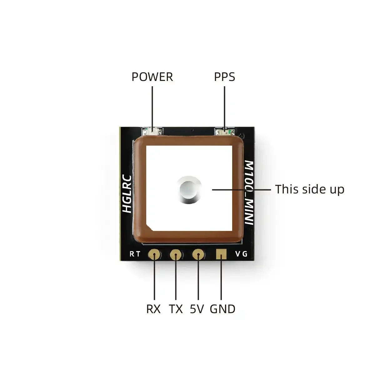 HGLRC M100 MINI GPS Module M10 - đánh giá và giá Drone Rcs